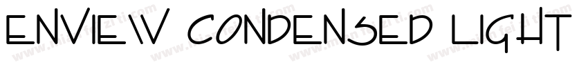 Enview Condensed Light Bold字体转换